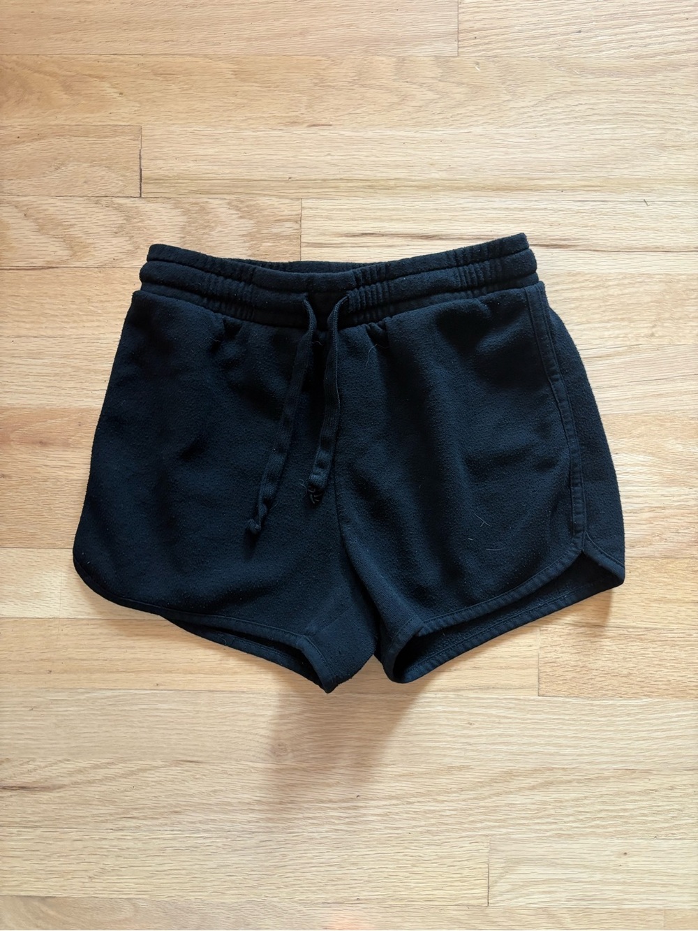 Ardene Black Fleece-Lined Athletic Shorts